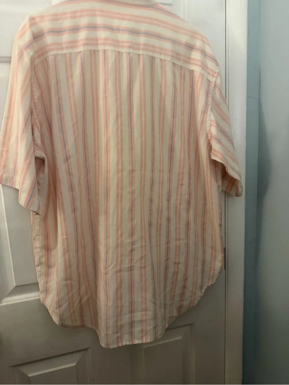 Vintage 1988 Levi’s Men’s XL Pastel Striped Short Sleeve Western Shirt